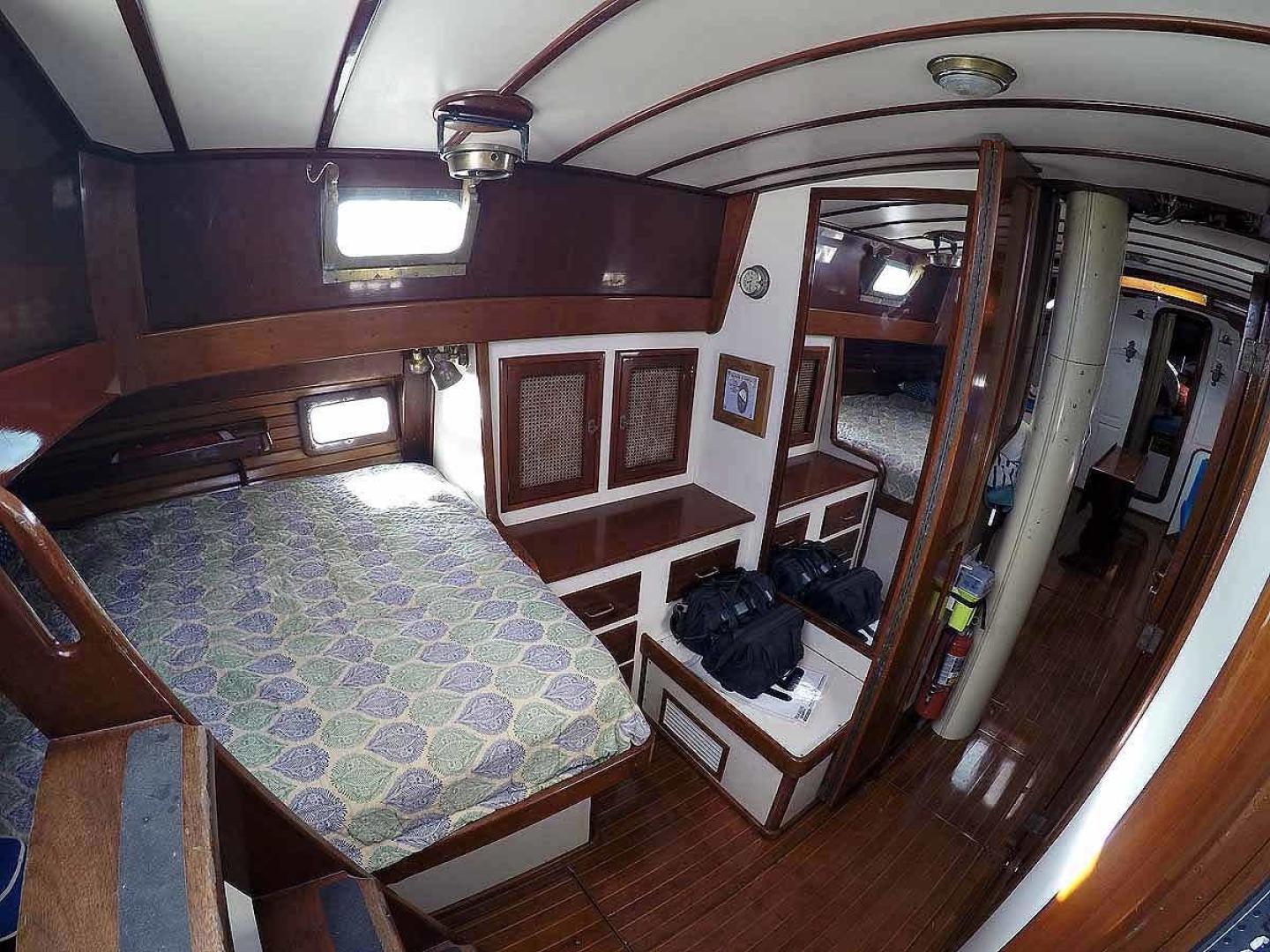 Cherubini-48 Staysail Schooner 1986-NARWHAL South Dartmouth-Massachusetts-United States-Aft Cabin, Looking Fwd.-3402940 | Thumbnail