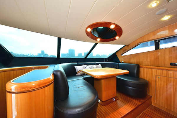 Horizon-65 Skylounge 2002-Alls Well Miami Beach-Florida-United States-Galley Country Dinette with Lots of Extra Storage-1668762