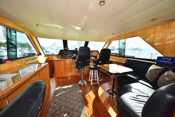 Horizon-65 Skylounge 2002-Alls Well Miami Beach-Florida-United States-Skylounge Helm with Dual Stidd Electric Helm Seats-1668763