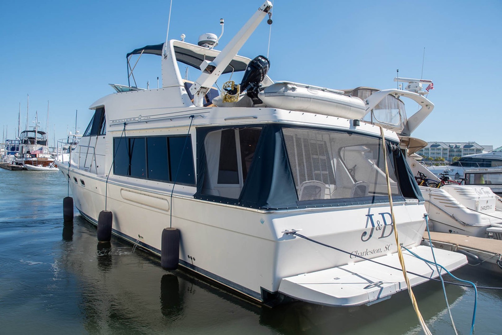 Bayliner-4788 Pilothouse 1998-J&B Mount Pleasant-South Carolina-United States-Port Aft Quarter-1675835 | Thumbnail