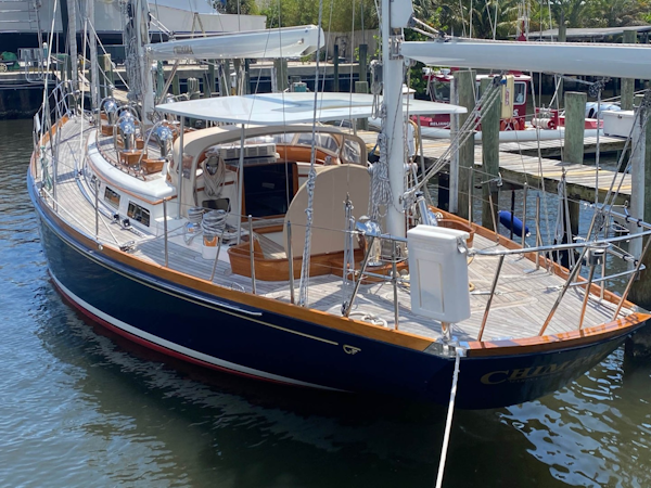Hinckley-Custom 60 1997-Chimera Stuart-Florida-United States-Port Aft View w/ Mast and Mizzen-1680256