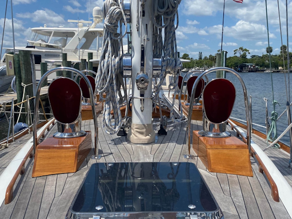 Hinckley-Custom 60 1997-Chimera Stuart-Florida-United States-Stainless Cowl Vents with Teak Dorade Boxes-1680251