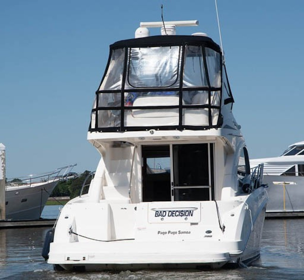 Sea Ray-Sedan Bridge 390 2010-Bad Decision Charleston-South Carolina-United States-Stern View-1681756