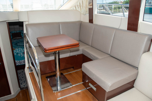 Sea Ray-Sedan Bridge 390 2010-Bad Decision Charleston-South Carolina-United States-Table Expands -has an Extra Leaf-1681720
