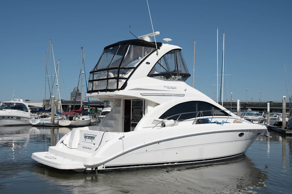 Sea Ray-Sedan Bridge 390 2010-Bad Decision Charleston-South Carolina-United States-Starboard Aft Quarter-1681755