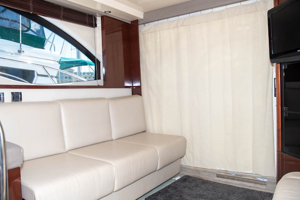 Sea Ray-Sedan Bridge 390 2010-Bad Decision Charleston-South Carolina-United States-Salon -UltraLeather Sofa to Starboard-1681712