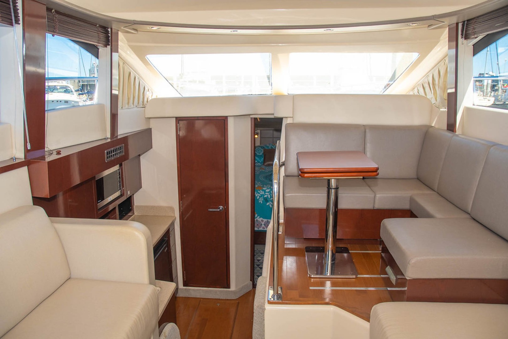 Sea Ray-Sedan Bridge 390 2010-Bad Decision Charleston-South Carolina-United States-Galley to Port down and Dinette to Starboard-1681718 | Thumbnail