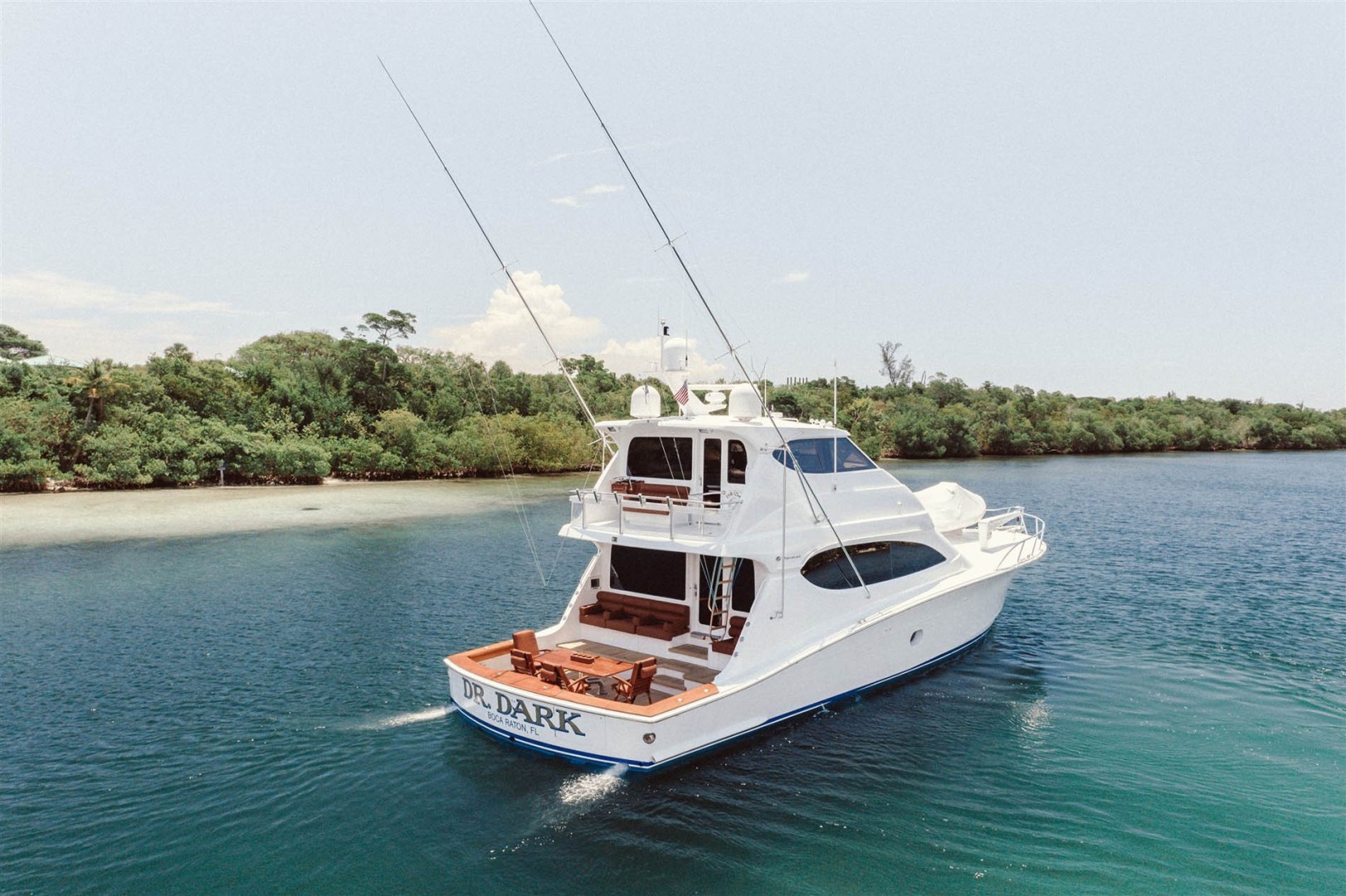 Hatteras-68 Convertible 2006-Dr. Dark Boca Raton-Florida-United States-Starboard Aft View-1685840 | Thumbnail