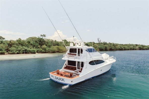 Hatteras-68 Convertible 2006-Dr. Dark Boca Raton-Florida-United States-Starboard Aft View-1685840