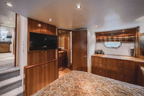 Hatteras-68 Convertible 2006-Dr. Dark Boca Raton-Florida-United States-32 Inch LCD TV and Dresser-1685759