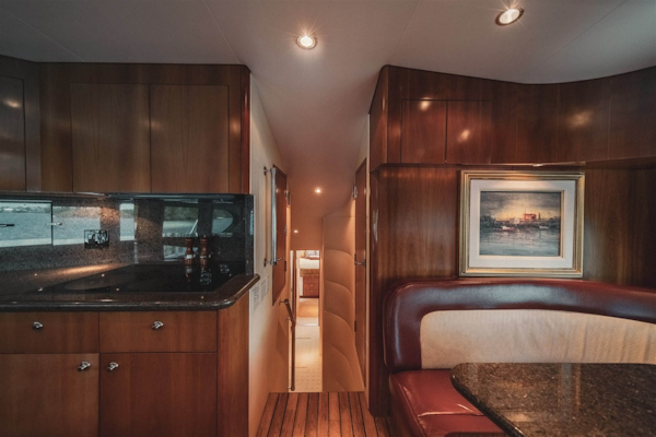 Hatteras-68 Convertible 2006-Dr. Dark Boca Raton-Florida-United States-Forward Companionway to Staterooms-1685754
