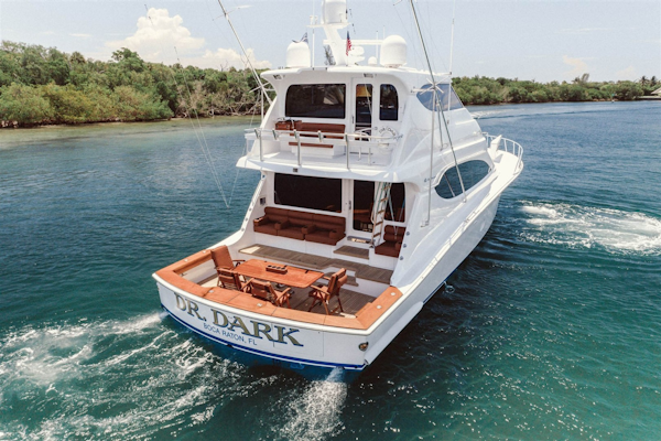 Hatteras-68 Convertible 2006-Dr. Dark Boca Raton-Florida-United States-Starboard Aft Quarter-1685835