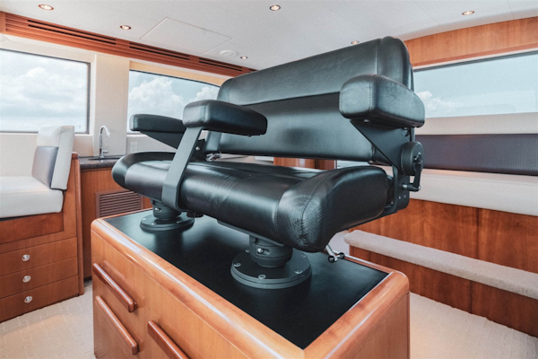 Hatteras-68 Convertible 2006-Dr. Dark Boca Raton-Florida-United States-Stidd Dual Seat Helm Chair-1685790