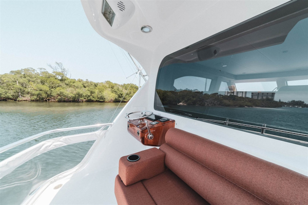Hatteras-68 Convertible 2006-Dr. Dark Boca Raton-Florida-United States-Flybridge Aft Seating-1685803