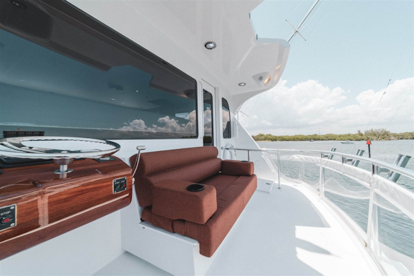 Hatteras-68 Convertible 2006-Dr. Dark Boca Raton-Florida-United States-Flybridge Aft Seating-1685808