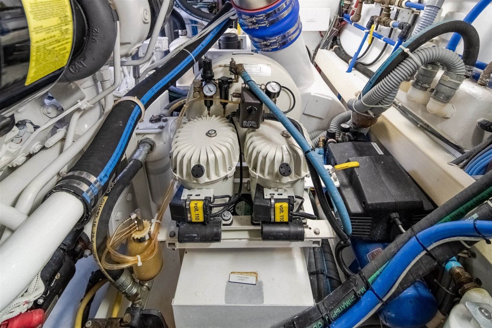 Hatteras-68 Convertible 2006-Dr. Dark Boca Raton-Florida-United States-Engine Room-1685828 | Thumbnail