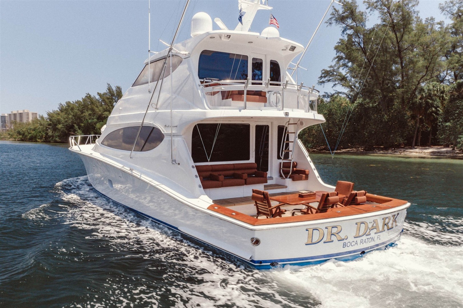 Hatteras-68 Convertible 2006-Dr. Dark Boca Raton-Florida-United States-Port Aft Quarter-1685834 | Thumbnail
