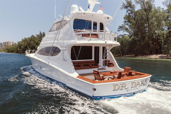Hatteras-68 Convertible 2006-Dr. Dark Boca Raton-Florida-United States-Port Aft Quarter-1685834