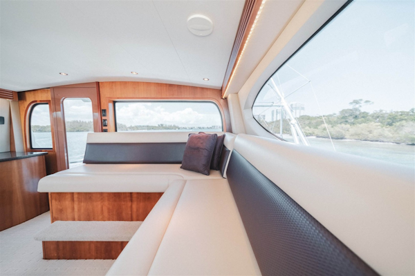 Hatteras-68 Convertible 2006-Dr. Dark Boca Raton-Florida-United States-Elevated Lounge L-Shaped Seating-1685798
