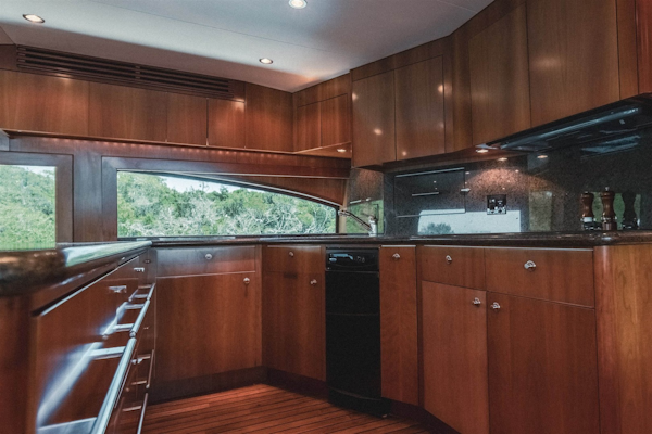 Hatteras-68 Convertible 2006-Dr. Dark Boca Raton-Florida-United States-Galley-1685749