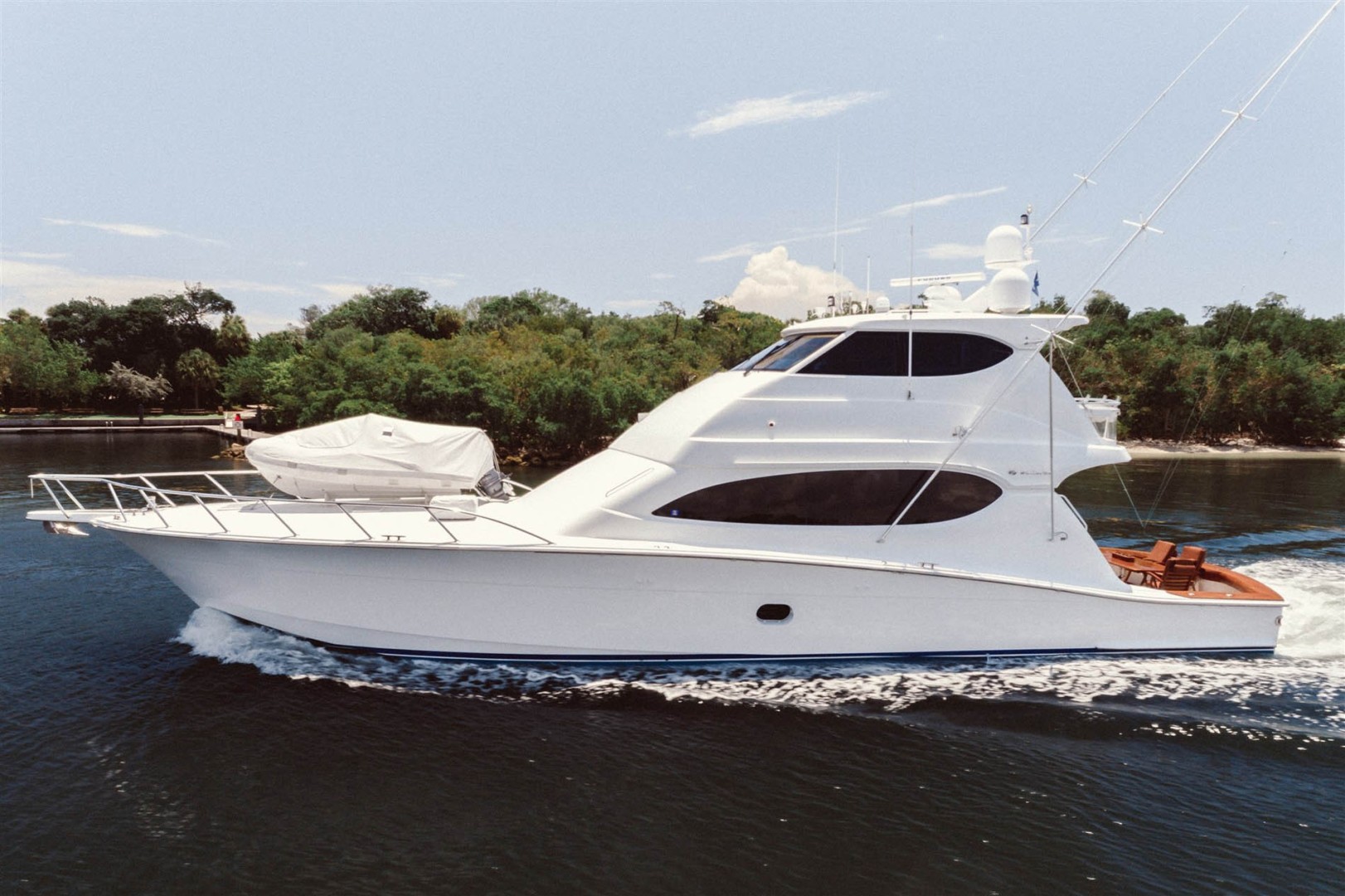 Hatteras-68 Convertible 2006-Dr. Dark Boca Raton-Florida-United States-Port View-1685836 | Thumbnail