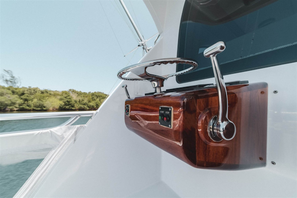 Hatteras-68 Convertible 2006-Dr. Dark Boca Raton-Florida-United States-Aft Controls with Single Lever Clutch and Throttle-1685806