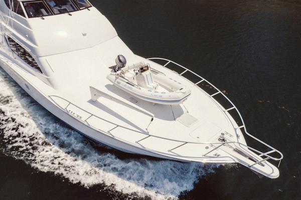 Hatteras-68 Convertible 2006-Dr. Dark Boca Raton-Florida-United States-Aerial Bow View-1685778