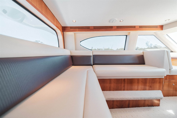 Hatteras-68 Convertible 2006-Dr. Dark Boca Raton-Florida-United States-Elevated Lounge L-Shaped Seating-1685795