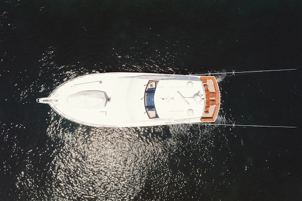 Hatteras-68 Convertible 2006-Dr. Dark Boca Raton-Florida-United States-Aerial Overhead View-1685843