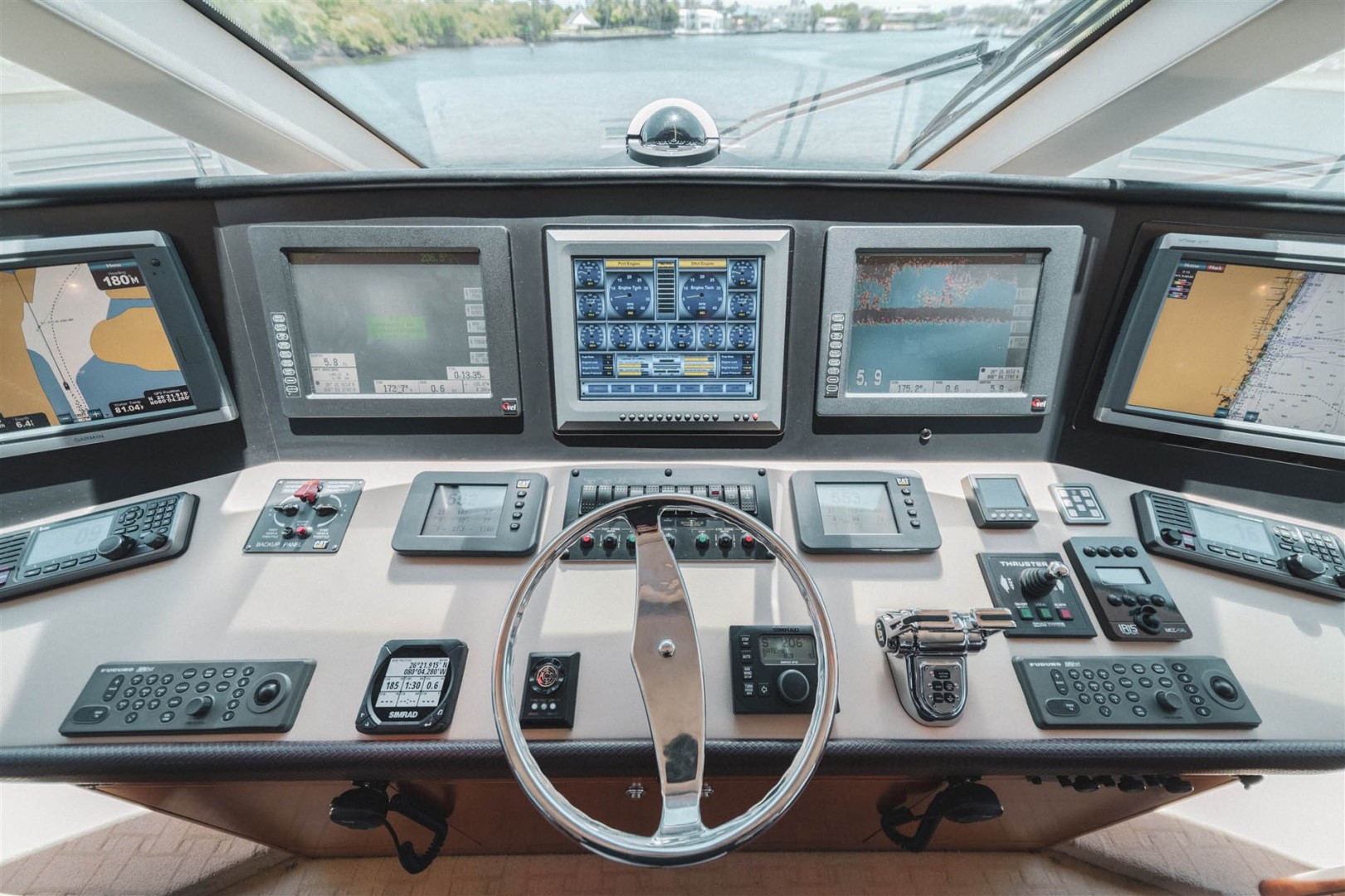 Hatteras-68 Convertible 2006-Dr. Dark Boca Raton-Florida-United States-Helm Electronics-1685787 | Thumbnail