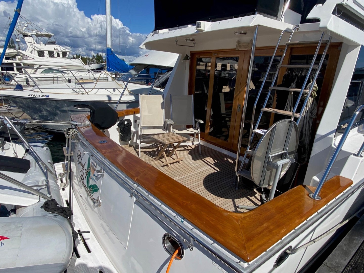 Ocean Alexander-Sedan Bridge 1993-Bird of Paradise Seattle-Washington-United States-Starboard Aft View-1687867 | Thumbnail