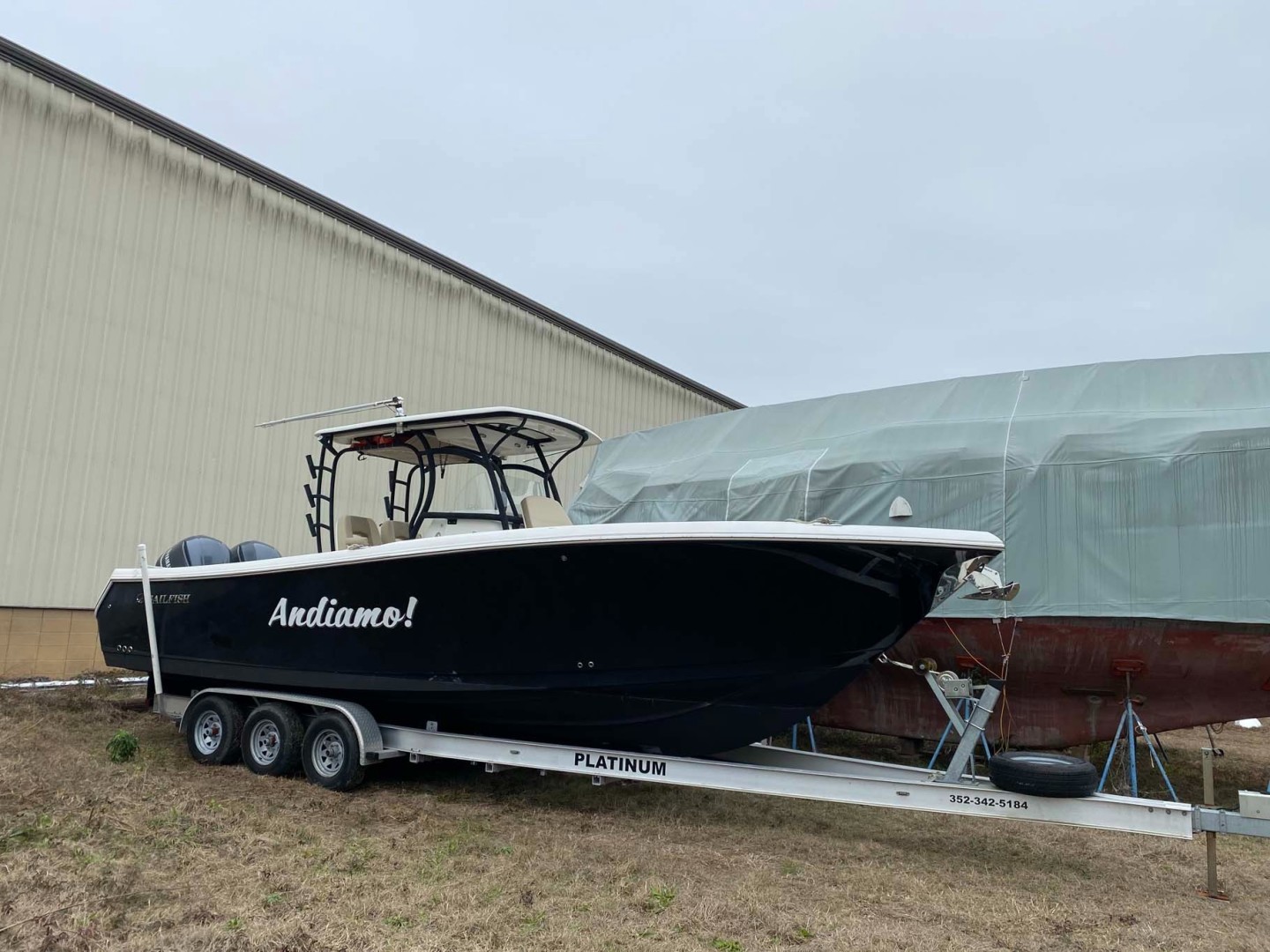 Sailfish-320 Center Console 2015-ANDIAMO Mt. Pleasant-South Carolina-United States-Andiamo on Trailer-1695106 | Thumbnail
