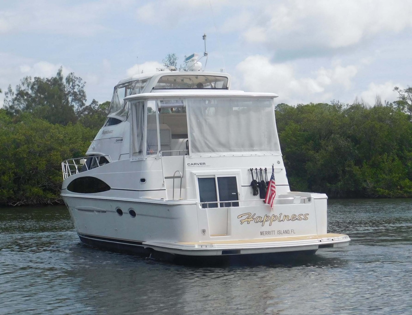 Carver-444 Cockpit Motor Yacht 2001-Happiness Merritt Island-Florida-United States-Port Aft-1706184 | Thumbnail