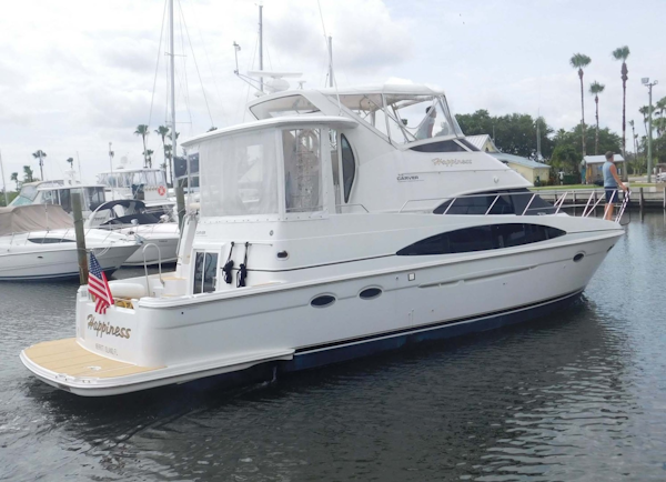 Carver-444 Cockpit Motor Yacht 2001-Happiness Merritt Island-Florida-United States-Starboard Aft-1706185