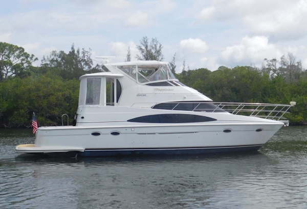 Carver-444 Cockpit Motor Yacht 2001-Happiness Merritt Island-Florida-United States-Main Profile-1706140