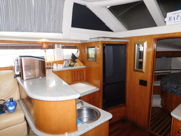 Carver-444 Cockpit Motor Yacht 2001-Happiness Merritt Island-Florida-United States-Spacious Galley-1706148