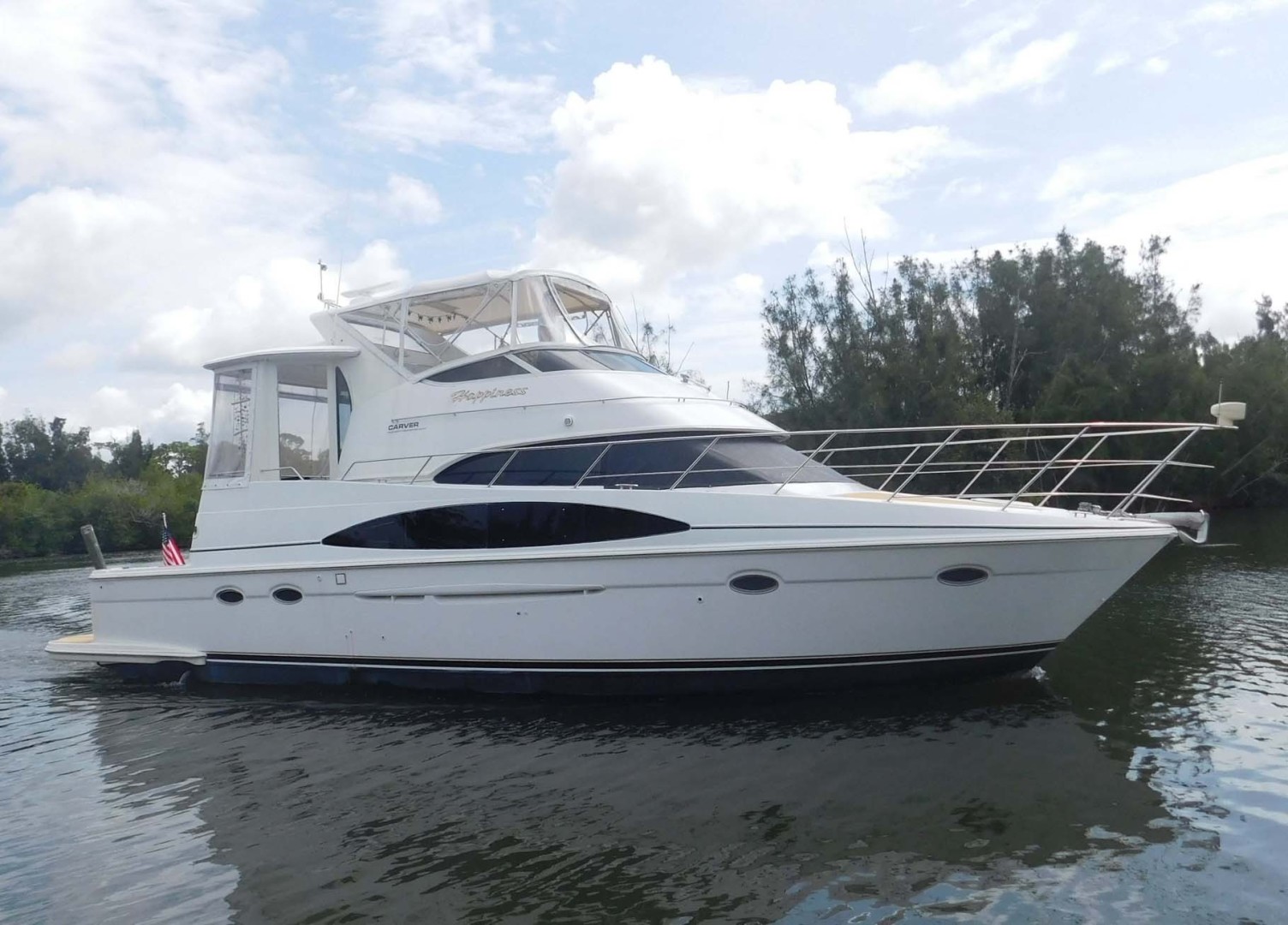 Carver-444 Cockpit Motor Yacht 2001-Happiness Merritt Island-Florida-United States-Starboard View-1706161 | Thumbnail