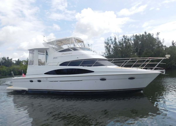 Carver-444 Cockpit Motor Yacht 2001-Happiness Merritt Island-Florida-United States-Starboard View-1706161