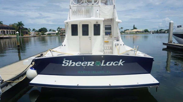 Little Harbor-WhisperJet Flybridge Cruiser 1999-Sheer Luck Marco Island-Florida-United States-Stern View-1722808