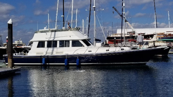 Little Harbor-WhisperJet Flybridge Cruiser 1999-Sheer Luck Marco Island-Florida-United States-Starboard Profile  At Dock-1724854