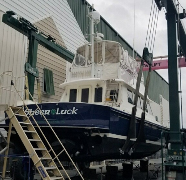 Little Harbor-WhisperJet Flybridge Cruiser 1999-Sheer Luck Marco Island-Florida-United States-Haul Out  Maintenance-1724848