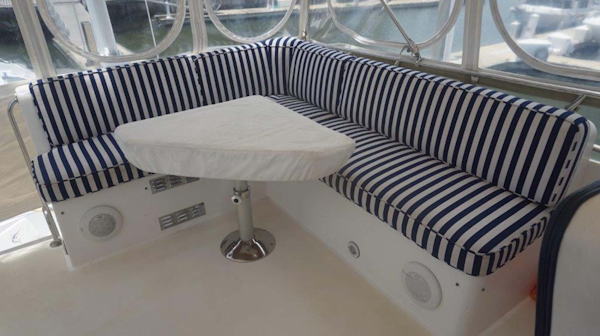 Little Harbor-WhisperJet Flybridge Cruiser 1999-Sheer Luck Marco Island-Florida-United States-Flybridge Seating with Table Port Aft-1722872