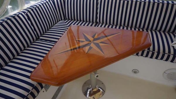 Little Harbor-WhisperJet Flybridge Cruiser 1999-Sheer Luck Marco Island-Florida-United States-Beautiful Flybridge Table-1722873