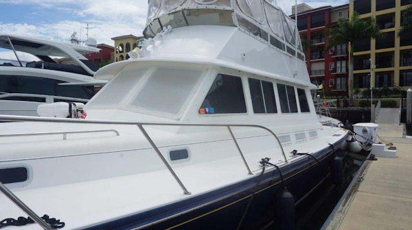 Little Harbor-WhisperJet Flybridge Cruiser 1999-Sheer Luck Marco Island-Florida-United States-Port Side Deck-1722849