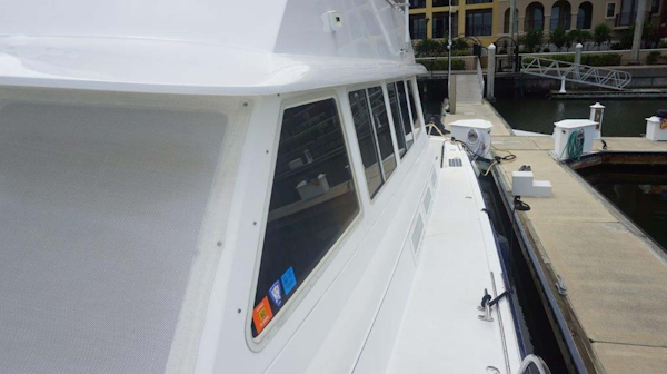 Little Harbor-WhisperJet Flybridge Cruiser 1999-Sheer Luck Marco Island-Florida-United States-Port Side Deck Looking Aft-1722857