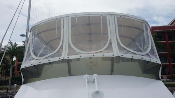 Little Harbor-WhisperJet Flybridge Cruiser 1999-Sheer Luck Marco Island-Florida-United States-Flybridge Enclosure-1722853
