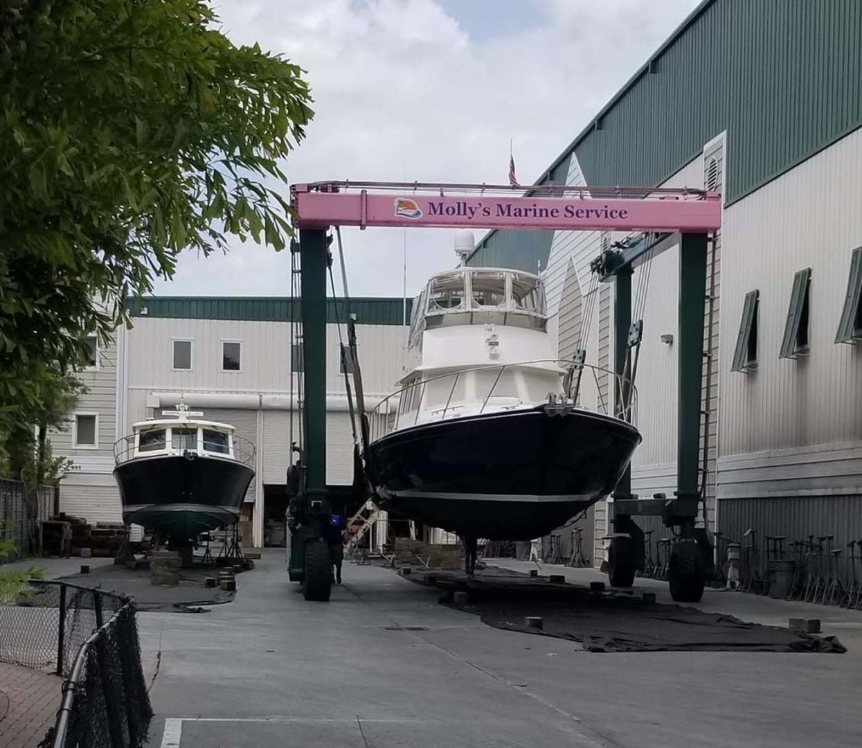 Little Harbor-WhisperJet Flybridge Cruiser 1999-Sheer Luck Marco Island-Florida-United States-Haul Out  Bow View-1726065 | Thumbnail
