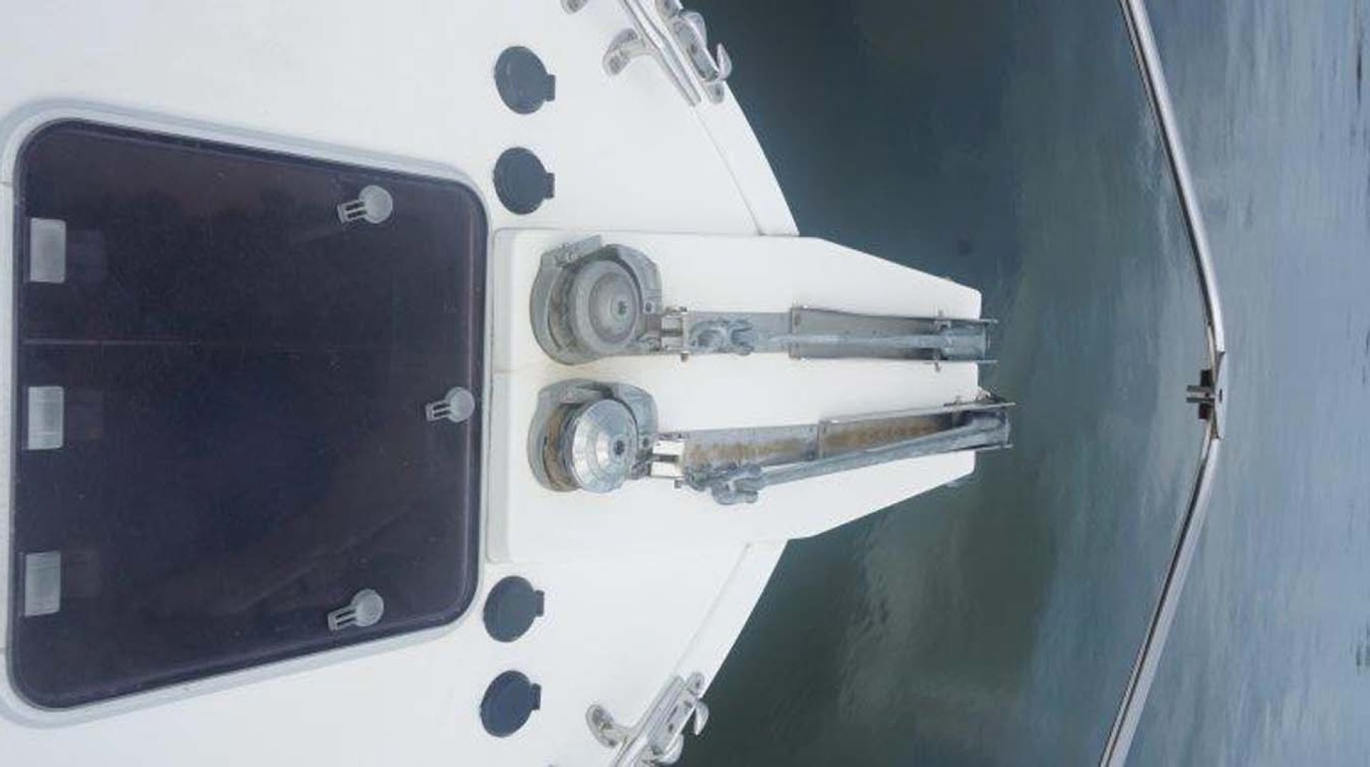 Little Harbor-WhisperJet Flybridge Cruiser 1999-Sheer Luck Marco Island-Florida-United States-Bow 2 Electric Windlasses and Hatch-1722847 | Thumbnail