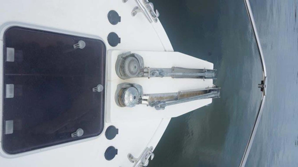 Little Harbor-WhisperJet Flybridge Cruiser 1999-Sheer Luck Marco Island-Florida-United States-Bow 2 Electric Windlasses and Hatch-1722847