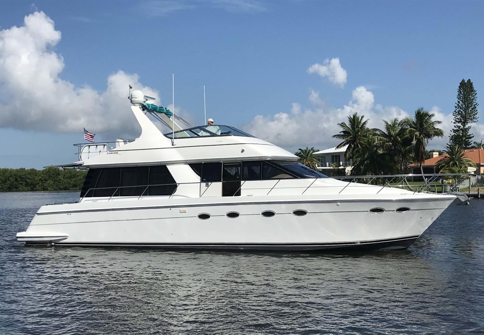 Carver-53 Voyager 1998-Sitting Duck Cape Coral-Florida-United States-Starboard Profile-1724541 | Thumbnail